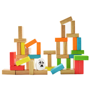 Vendita calda amaretto di colore 3D <span class=keywords><strong>blocchi</strong></span> di costruzione <span class=keywords><strong>in</strong></span> <span class=keywords><strong>legno</strong></span> Smart uovo muro arte giocattoli educativi di matematica per i bambini - Product Image 3