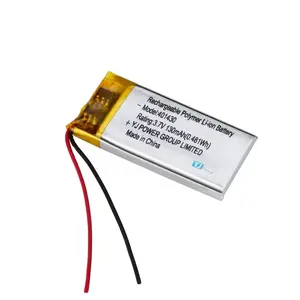 High Capacity Lithium Polymer Battery KC 3.7V 401430 120 402030 200mah Rechargeable Battery Cell For Wearable Device