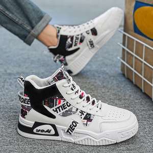 Nuove <span class=keywords><strong>Scarpe</strong></span> da Ginnastica <span class=keywords><strong>Bianche</strong></span> Alte da <span class=keywords><strong>Uomo</strong></span> di Tendenza per l'Estate 2025 Grandi Numeri Traspiranti <span class=keywords><strong>Sportive</strong></span> Casual con Fodera in Rete Stile da Passeggio - Product Image 6