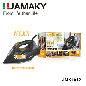 Plancha de vapor JAMAKY 2800W 360ml Placa de 25x12.6cm Para uso doméstico - Product Image 1