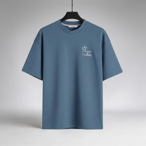 T-shirt Homme Oversize Vert Teal Authentique 250 GSM 100% Coton Personnalisable – Prix de Gros - Product Image 1