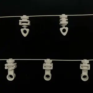 S Fold Curtain Tape S-wave Curtain snake fold accessori per binari per tende pieghevoli alla moda Wave plisat Tape