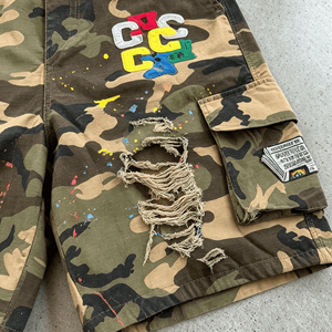 Pantalones de Trabajo Tácticos de Verano Personalizados con Bordado y Estampado Digital Completo, Pantalones de Camuflaje para Caza, Pantalones Cortos Cargo de Camuflaje para Hombre - Product Image 3