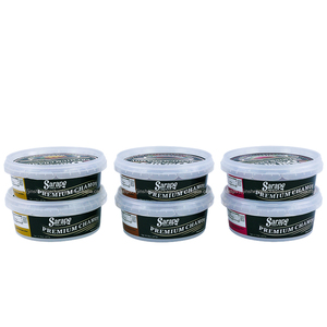 Cá nhân 8oz 10oz bán buôn cấp thực phẩm cốc nhựa <span class=keywords><strong>container</strong></span> bồn tắm Bát hummus bao bì Muối món tráng miệng thân thiện với môi - Product Image 4