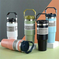 Tasse Bingba portable transfrontalière de haute qualité de 30oz 304 isolation thermique en acier inoxydable et tasse à café froide tasse de voiture portable