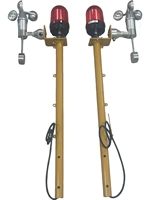 Anémomètre de vitesse du vent pour grue à tour avec alarme sonore et visuelle, capteur de vitesse du vent à 3 coupelles pour la sécurité des grues mobiles en construction