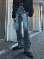 Jean pour homme à empiècement contrastant au dos, détails color block, coupe skinny, pantalon sportif en denim, vente en gros