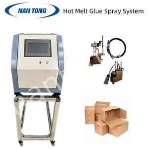 Applicateur de colle thermofusible électrique automatique, pompe à colle, longue durée de vie, sac en papier, caisse en bois, machine d'emballage en carton - Product Image 6