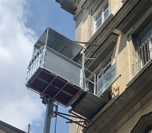 Proveedores de polipastos de construcción Plataformas de transporte y polipasto de material Modelo Ph5 H5 para paneles de yeso - Product Image 5