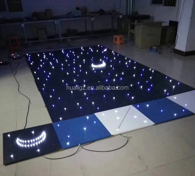 Modern LED Star Ceiling Wall Lights Aluminum Plastic Fiber Optic Panels 2700K Warm White Sound Sensor App Control Lightweight