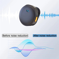 Microphone sans fil Plug and Play 2.4G Microphone magnétique sans fil à bouton d'aspiration avec boîtier de charge pour l'enregistrement vidéo