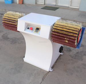 Machine à poncer le bois verticale à deux têtes, équipement multifonctionnel pour le débavurage et le ponçage des rampes d'escalier et des lignes de bois en bois massif - Product Image 2