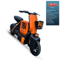 Gros pneu Chopper Citycoco moto électrique 500W moteur haute vitesse Scooter électrique avec deux sièges