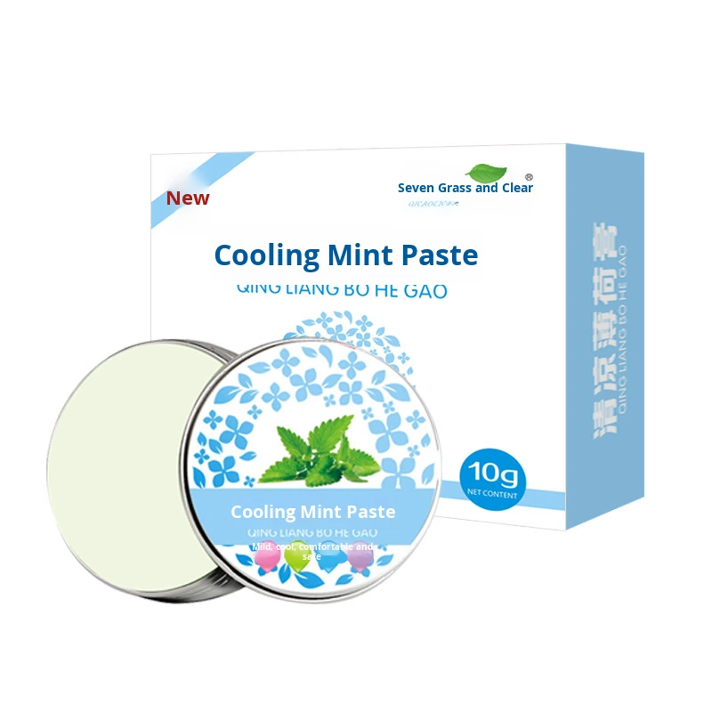 Seven Grass Clear Cooling Mint Ointment Manufacturer Wholesale Body Mosquito Bite Skin External Use Plant Herbal Itch Relief 10g
