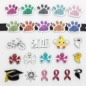 Hạt charm trượt nhiều kiểu dáng 8MM, chữ cái trượt, hạt làm đồ trang sức tự làm, vòng tay, vòng cổ thú cưng, làm đồ trang sức tự chế - Product Image 4