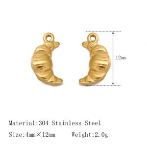 Ciondoli Mini in Acciaio Inossidabile Placcati <span class=keywords><strong>Oro</strong></span> 18K a Forma di Aeroplano, Donna, Corpo, Ciliegia, Stivali da Cowboy Western, per Creazione Gioielli Fai da Te - Product Image 6