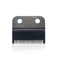 Accessoires pour tondeuse à cheveux électrique, ensemble de tête en acier inoxydable noir, 2 trous de remplacement, lame de rasoir