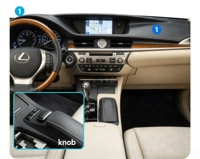 Écran tactile HD WITSON 10,25 pouces pour Lexus ES 300h ES350 2013-2017 LHD, autoradio multimédia GPS, CarPlay sans fil, FM, BT, lecture multimédia