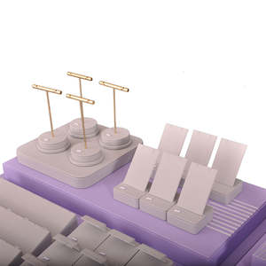 Expositor de Joyería al por Mayor, Expositor Personalizado para Pulseras, Collares, Anillos y Pendientes, Juego de Expositores para Joyería - Product Image 3