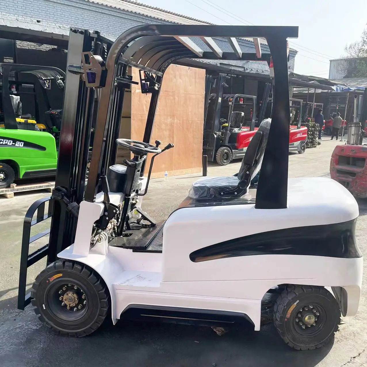 Free shipping  small forklift compact lithium battery 1 ton forklift 3t used telescopic forklift for sale