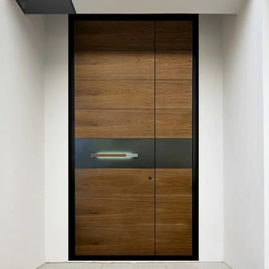 Pivote frontal <span class=keywords><strong>de</strong></span> seguridad Exterior <span class=keywords><strong>de</strong></span> Metal <span class=keywords><strong>de</strong></span> aluminio <span class=keywords><strong>de</strong></span> lujo <span class=keywords><strong>italiano</strong></span> Villa Hotel dormitorio antirrobo puertas señoriales blindadas para casa - Product Image 5
