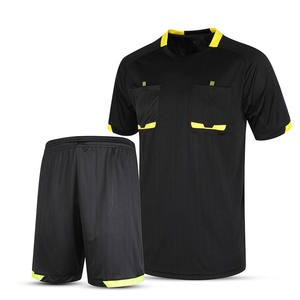 Conjunto de camiseta de árbitro de fútbol, uniforme de árbitro de fútbol, Camiseta corta, chándales, novedad de 16/17 - Product Image 1