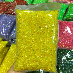 Strass in resina gelatina Flatback 2-6mm di alta qualità trasparenti con decorazioni per unghie