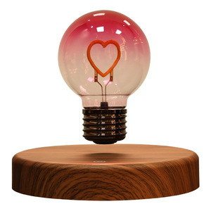 Ampoule <span class=keywords><strong>coeur</strong></span> Love Maglev avec lampe de table auto-rotative rechargeable USB pour chambre chevet décor cadeau veilleuse - Product Image 6