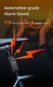 <span class=keywords><strong>Alarm</strong></span> Anti Maling Mini Nirkabel Dalam Ruangan dengan Remote Control, Sensitivitas Dapat Disesuaikan, Sensor Getaran Tahan Air untuk Jendela, Sepeda Motor, Sepeda - Product Image 5