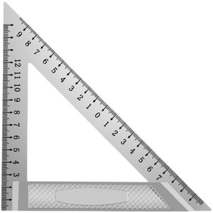 Regla Triangular de Acero Inoxidable Jin Chengtai de 150 mm y 200 mm, Herramienta de Medición de Ángulos de Alta Precisión para Trabajos en Madera - Product Image 5