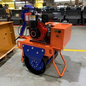 Fabrikpreis 300kg Handgeführte Vibrationswalze mit Einzeltrommel und Honda-Motor, EPA-konform - Product Image 2