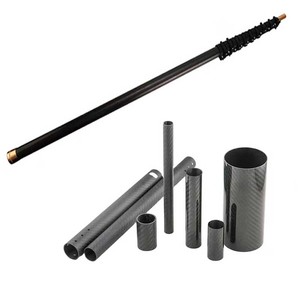 Varillas Telescópicas de Fibra de Carbono de 30 a 60 Pies, Varilla de Expansión de Alta Rigidez <span class=keywords><strong>para</strong></span> Rescate y Salvamento Acuático al Aire Libre - Product Image 4