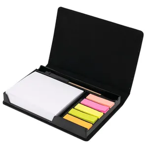 Sublimation Blank Haft notiz Set in PU Ledertasche Memo Pad