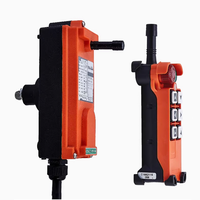 Control Remoto Inalámbrico para Grúa Hidráulica Industrial, 6 Botones, 2 Velocidades, 12V 24V 110V CC/CA, Suministro Directo de Fábrica, Modelo F21-E1, Metálico