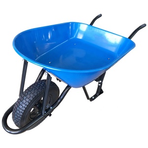 Carretilla para América del Sur Carga 250kg 80L 4,00-8 pulgadas Rueda neumática HEAVY DUTY 5.5ft carretilla - Product Image 1