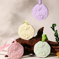 Diffuseur d'huiles essentielles en plâtre pour voiture, parfum camélia, purificateur d'air, décorations intérieures pour voiture