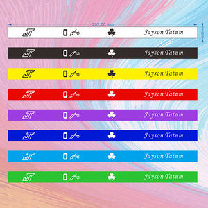 Muñequera deportiva de baloncesto de alta calidad y a la moda con logotipo personalizable y pulsera de silicona con texto - Product Image 5