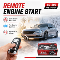 Universal Cae Alarm PKE Bouton poussoir Start Stop Engine Keyless Entry System Remote Automotive Lock Unlock Device