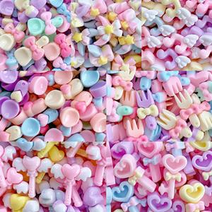 Mini baguette magique <span class=keywords><strong>de</strong></span> note <span class=keywords><strong>de</strong></span> <span class=keywords><strong>musique</strong></span> clé résine lune petite taille cuillère fourchette résine breloques minces pour épingle à cheveux et étui <span class=keywords><strong>de</strong></span> téléphone déco peut ajouter des crochets - Product Image 2