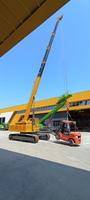 Grue araignée de 5 tonnes haute performance avec système de télécommande pour les travaux de manutention de matériaux de construction