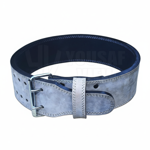 Cinturón de levantamiento de pesas personalizado cinturón de gimnasio de cuero para levantamiento de pesas y entrenamiento de fuerza cinturón de soporte - Product Image 1