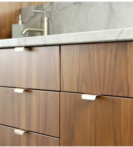 Hot Sale Solid 304 Stainless Steel Conceal Handle Brushed Silver Kitchen Cabinet Hidden Handles Concealed Drawer Pulls - Product Image 4