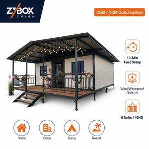 Casa Contenedor Expandible Prefabricada con Terraza, Resistente al Fuego, Clase A1 # 1 Vendedor Global, Entrega en 10 Días, Listo para Enviar, ADU Retreat - Product Image 1