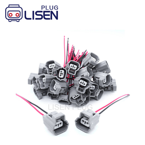 6189-0100 2-pins vrouwelijke 2,2 mm S-umitomo connector pigtail voor Toyota Lexus Scion condensor 90980-10843 - Product Image 1