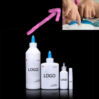 Pegamento para Manualidades WBG No Tóxico, Pegamento Escolar PVA Multiusos, Pegamento Líquido Blanco Transparente para Hacer Slime