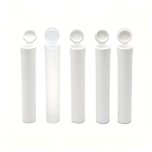 Tube de rangement rond en PP personnalisé OEM ODM, 117 mm, en plastique, pour produits cosmétiques, fabricant d'origine. - Product Image 2
