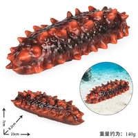 Modèle de simulation de fruits de mer yxs, concombre de mer en caoutchouc souple, aliments aquatiques, échantillons de plats d'hôtel, articles de présentation, accessoires, jouets, Liaon