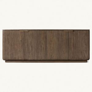 Meuble TV rétro personnalisable pour salon, buffet en bois massif pour salle à manger, idéal pour villa et hôtel, destiné à l'exportation et au commerce international. - Product Image 3