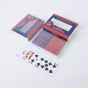 Desain kustom kualitas terbaik kertas seni 300gsm kustom cetak iklan kartu bermain poker untuk promosi - Product Image 3