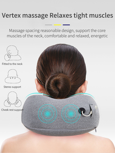 Du lịch hình chữ U Bộ nhớ bọt cổ bảo vệ gối đốt sống cổ tử cung Vai massage gối cho máy bay - Product Image 4